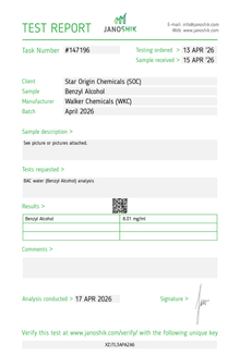 Bacteriostatic Water - (10 Vials)