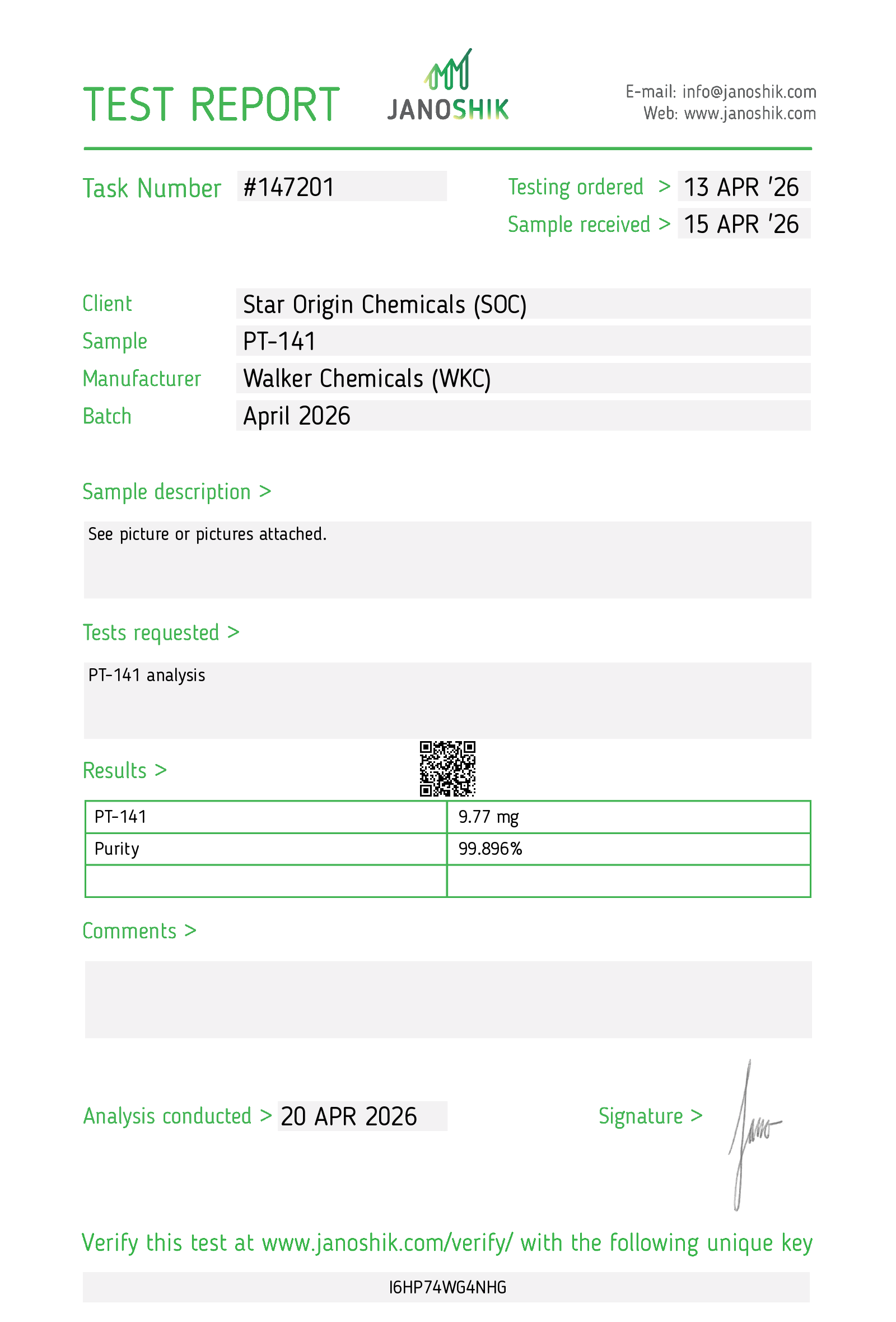 PT-141 - 10mg x 10 Vials