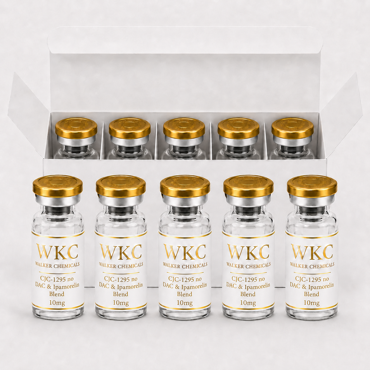 CJC-1295 (no DAC) & IPA Blend - 10mg x 10 Vials